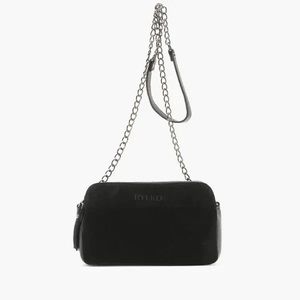 Black chain bag made in Poland from Rylko line